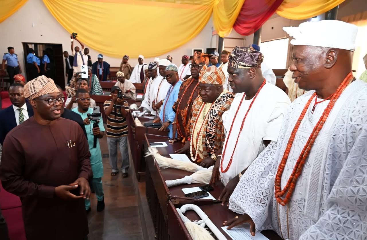 Alaafin absent as Makinde inaugurates Olubadan as chairman, Oyo Council of Obas