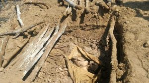 Terrorists mass grave discovered by military