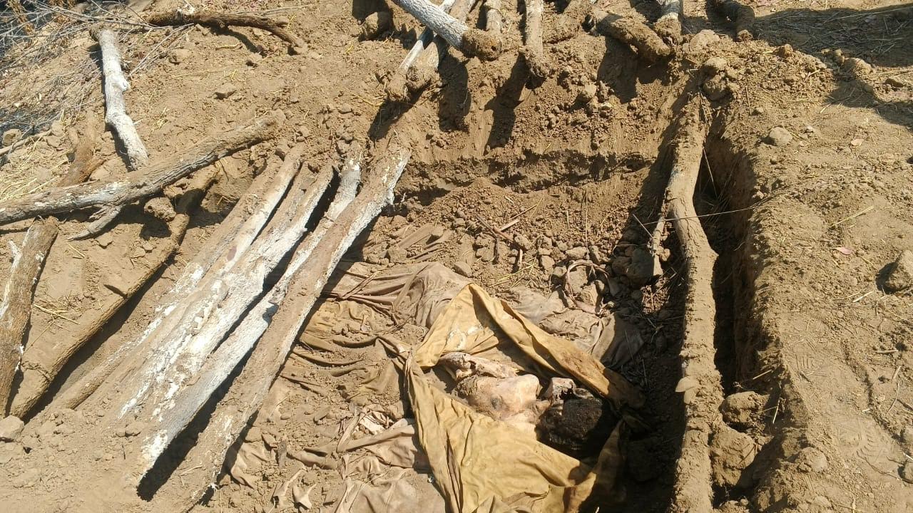 Terrorists mass grave discovered by military