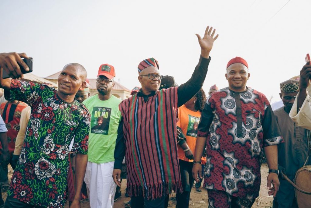 Obi dressed in local attire during his tour of FCT