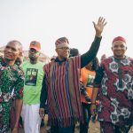 Obi dressed in local attire during his tour of FCT