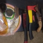 Delta police arrest two kidnapping suspects, five cultists, seize battle axe, pistol