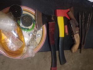 Delta police arrest two kidnapping suspects, five cultists, seize battle axe, pistol