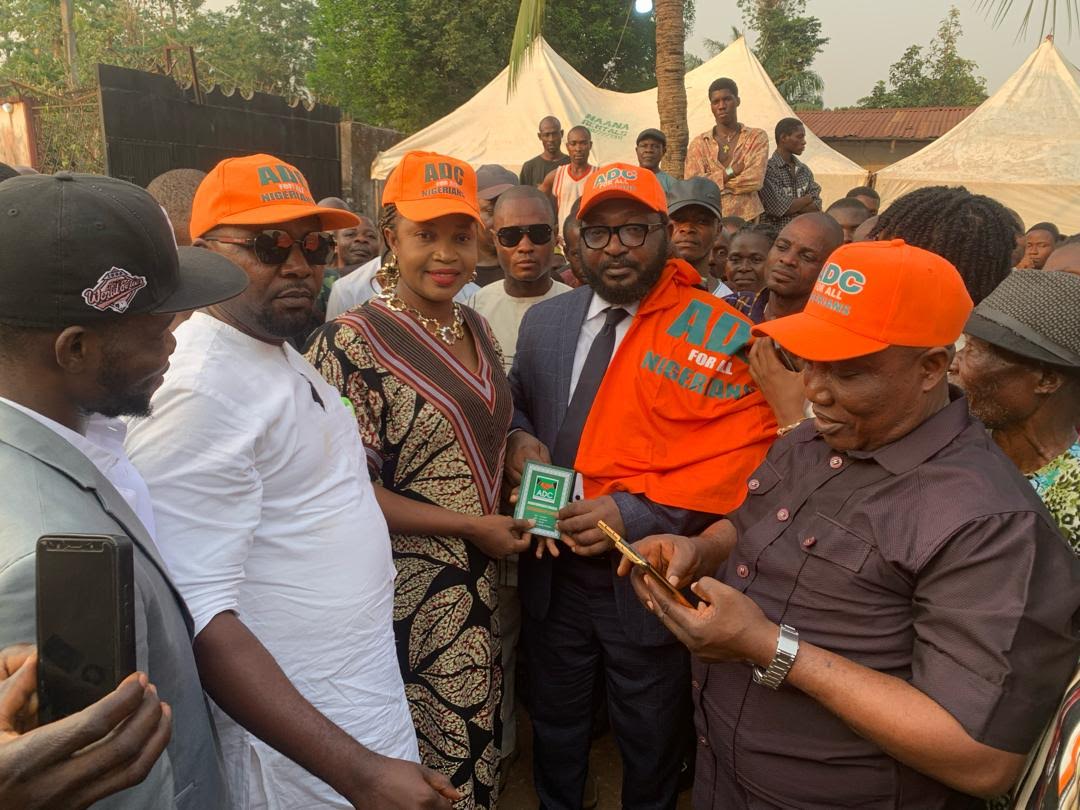 PDP zonal vice chair, 5,000 loyalists defect to ADC in Ebonyi