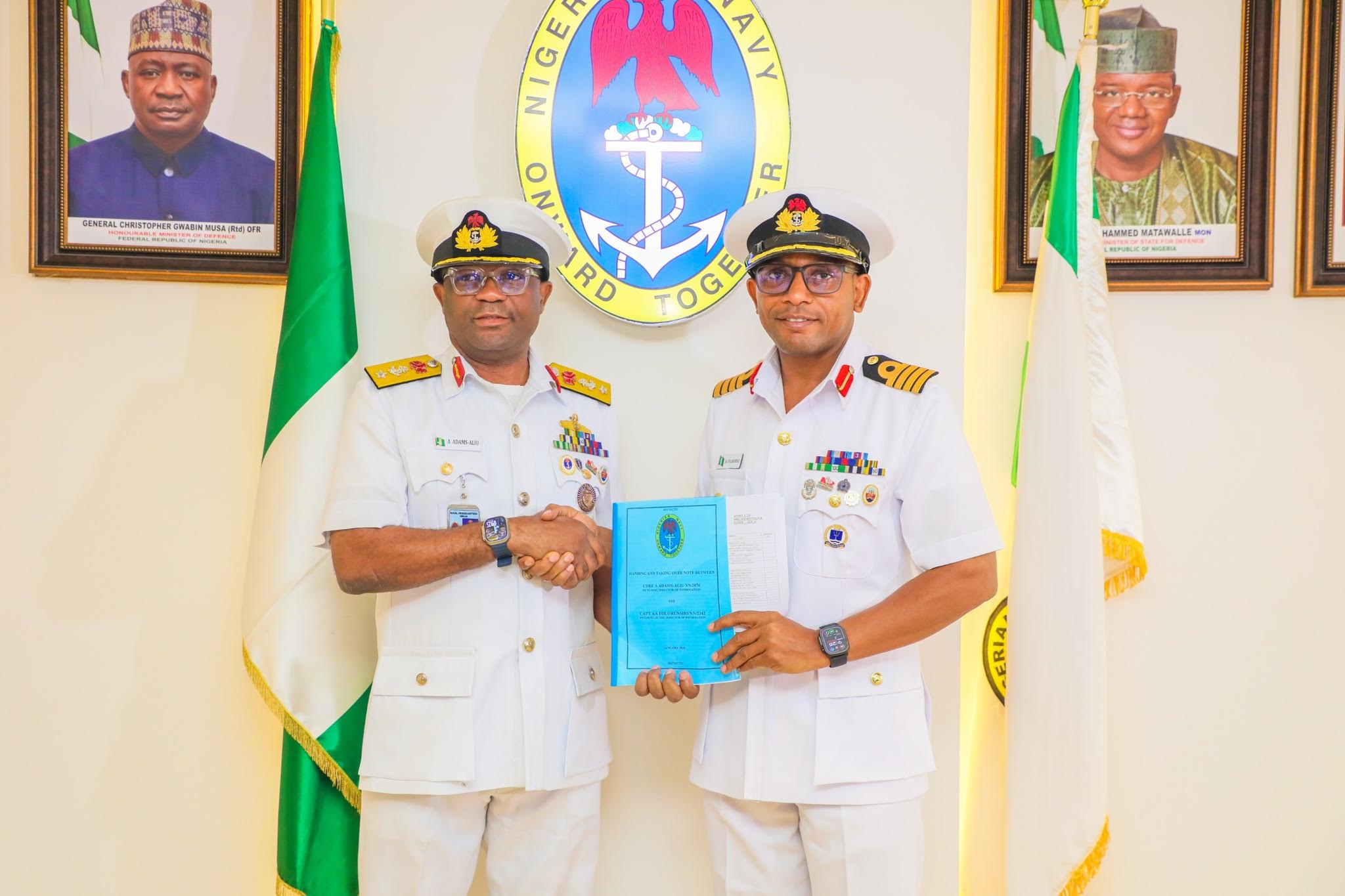 Nigerian Navy names Captain Folorunsho as new information director