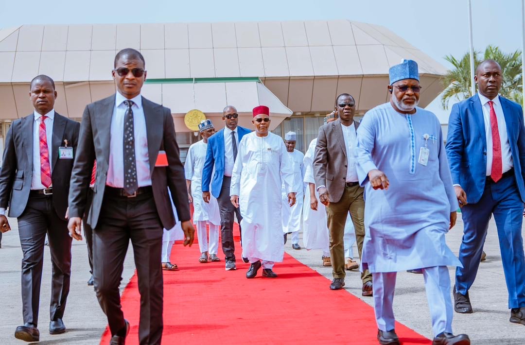 Shettima jets off to Guinea-Conakry for Doumbouya‘s inauguration, economic forum in Davos
