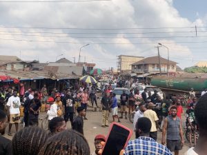 Protest against insecurity grounds commercial activities in Ekpoma
