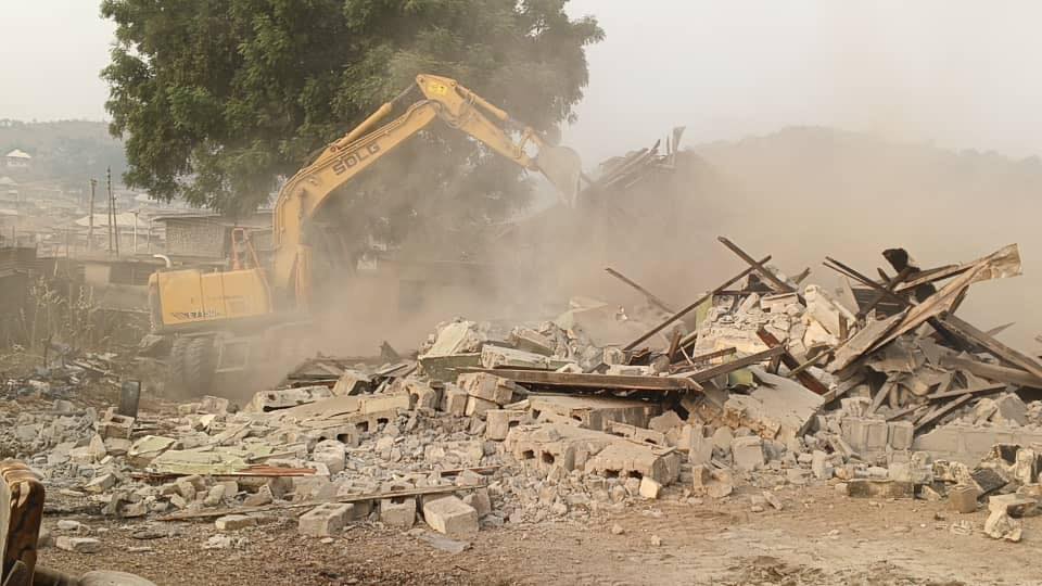 ODODO DEMOLITION OF CRIMINAL HIDEOUT