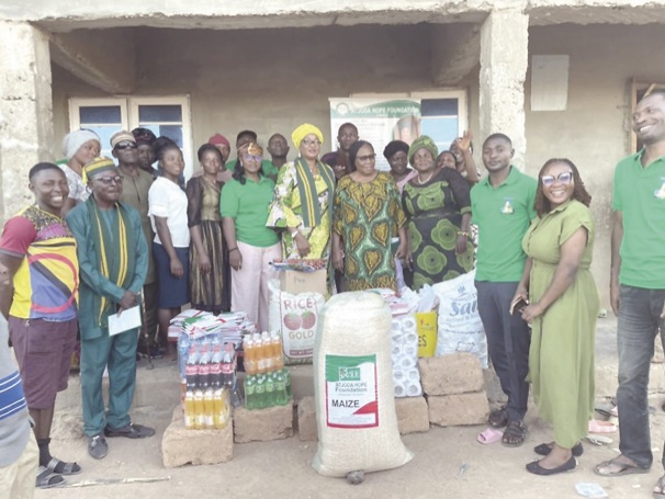 Atjoda Hope Foundation during a visit to Tabitha’s Humanitarian Orphanage Home in Ndai, Plateau state