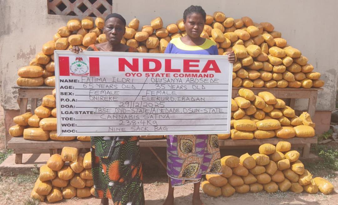 NDLEA detains 22 Indian nationals for cocaine shipment, nabs 'Mama Kerosine'