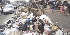 Heaps of refuse in Lagos metropolis