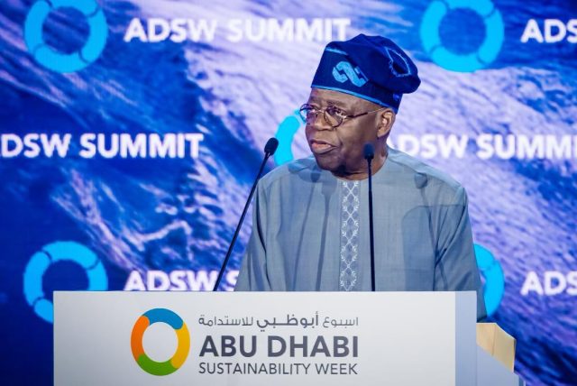 Tinubu unveils $30bn climate finance goal, AI powered energy reforms at Abu Dhabi Summit Jan 15, 2026