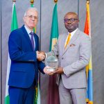 Minister of Interior Dr Olubunmi Tunji-Ojo and Turkish Ambassador to Nigeria Mehmet Poroy