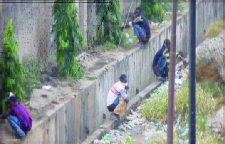 Mega open defecation in Lagos