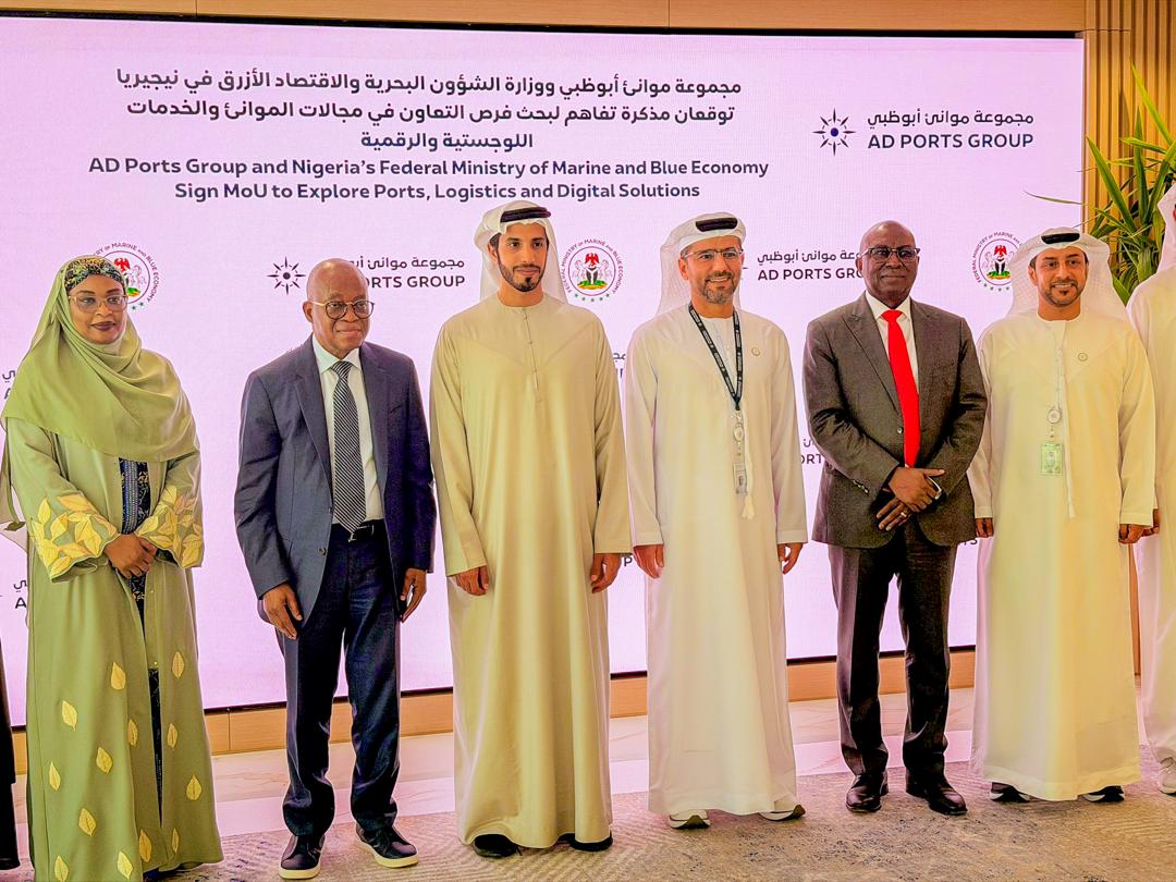 FG, Abu Dhabi Port Group sign MoU on maritime, blue economy sectors cooperation