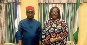 Rivers State Governor Siminalayi Fubara and Deputy Governor Ngozi Odu