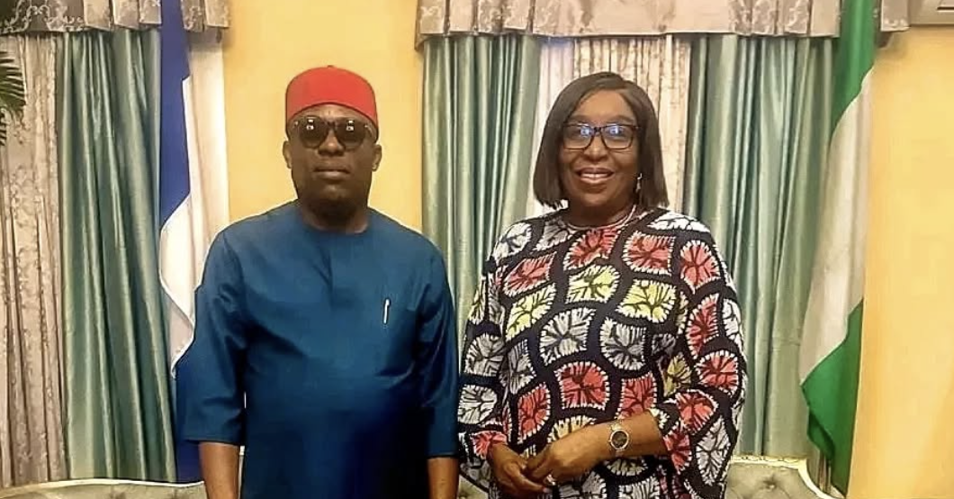 Rivers State Governor Siminalayi Fubara and Deputy Governor Ngozi Odu