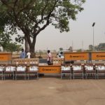 Sundry items donated to the school at the recent CSR activity in Government