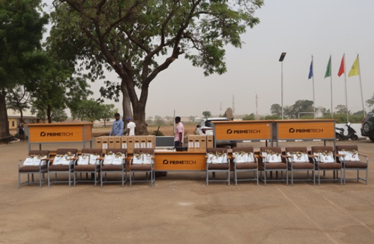 Sundry items donated to the school at the recent CSR activity in Government
