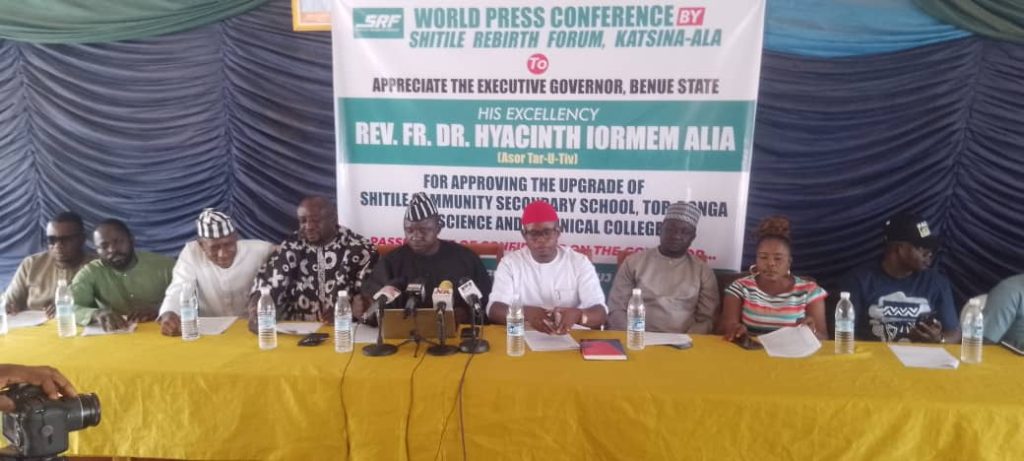 Benue: Shitile Rebirth Forum passes vote of confidence in Gov Alia, Wombo, others, condemns insecurity