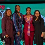 L-R: Founder and Managing Partner, ShEquity, Pauline Koelbl; Founder and Managing Partner, Aruwa Capital Management, Adesuwa Okunbo-Rhodes; Managing Partner, BKR Capital, Lise Birikubdavyi and Chief Growth Advisor, FINCA International and FINCA Ventures, Payel Farasat during a panel session on “She leads, She builds, She scales: Women Shaping Africa’s Economic Future” at the ongoing World Economic Forum Davos 2026