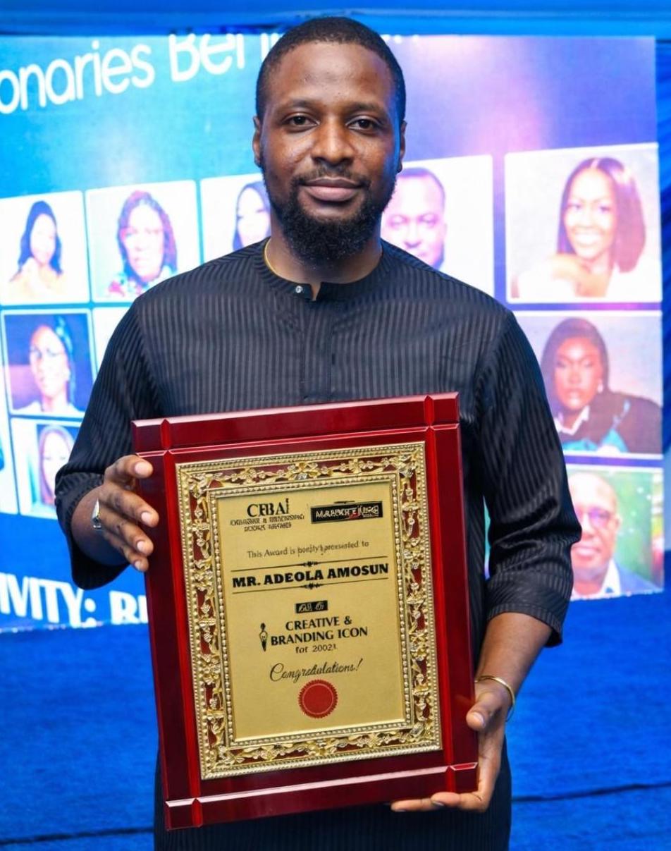 Adeola Amosun recognised as industry icon in branding and creative excellence Jan 16, 2026