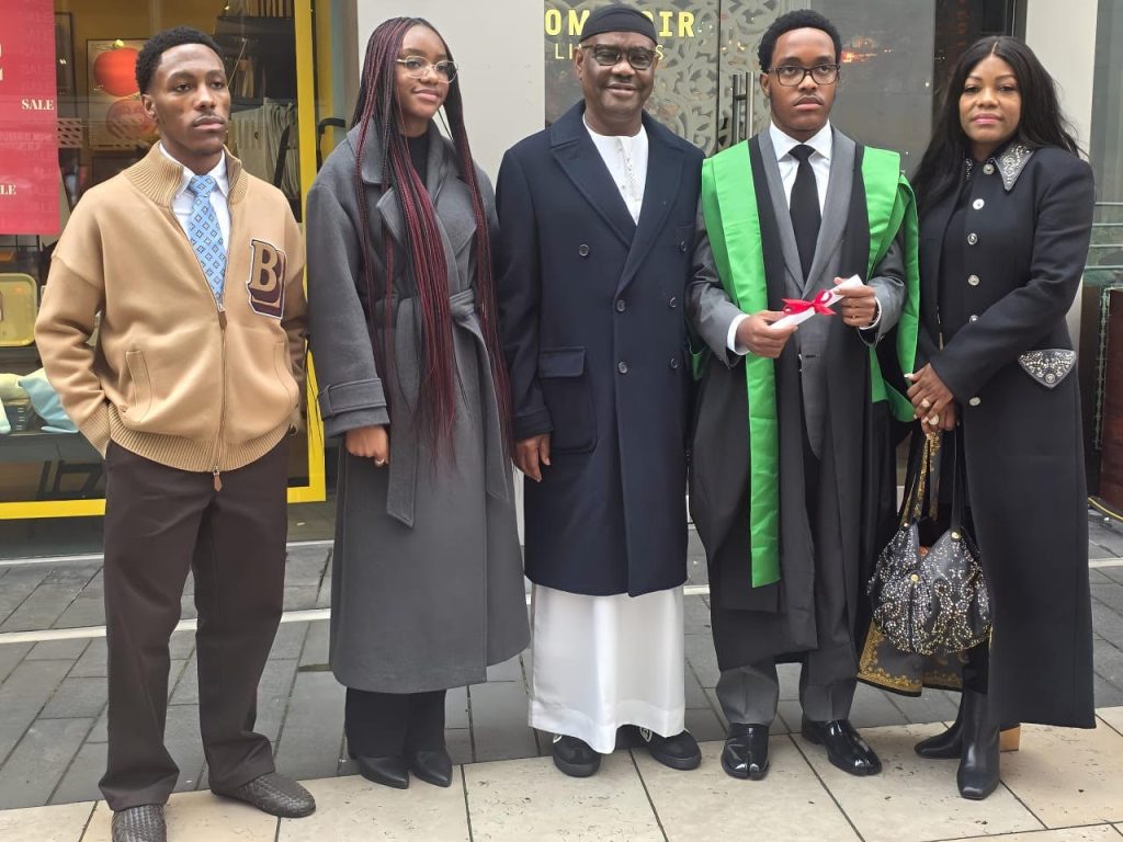 Wike’s son graduates with MSc from King’s College London