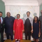 Archbishop Josef Bassey (third from left) and other members of the Cross River State Destiny Project Council