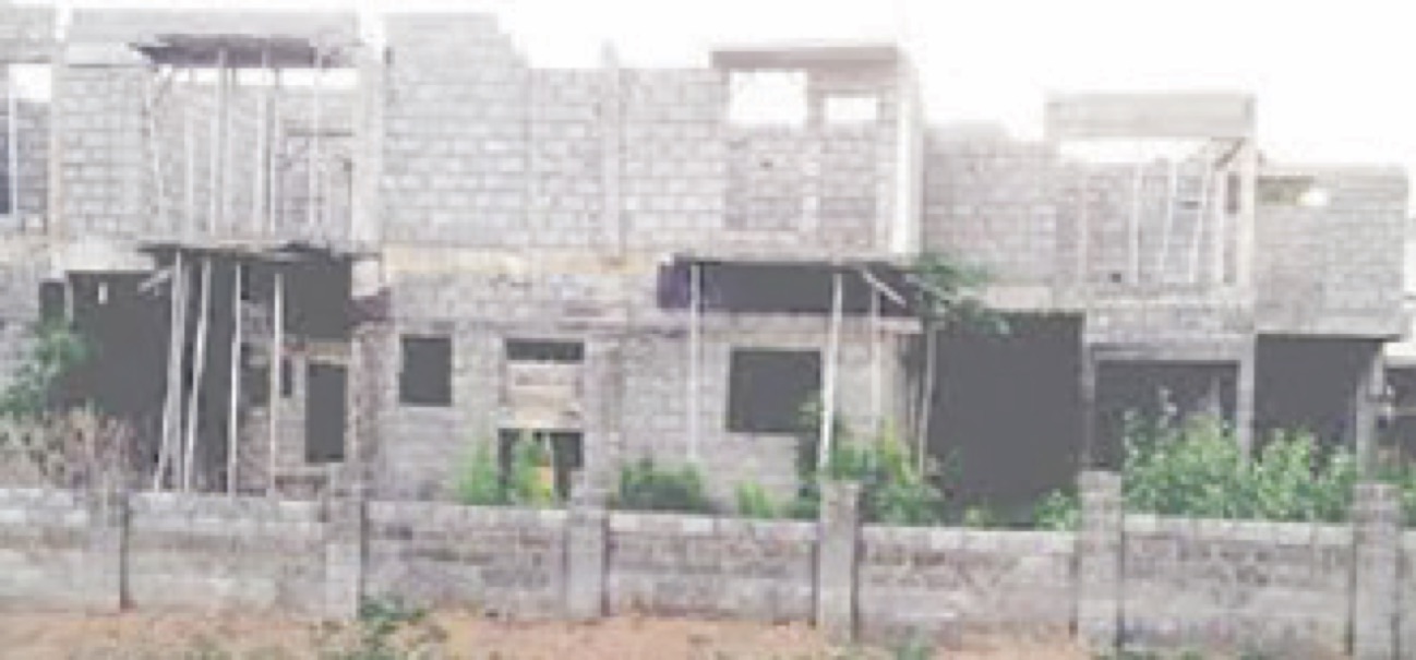 • An estate under construction