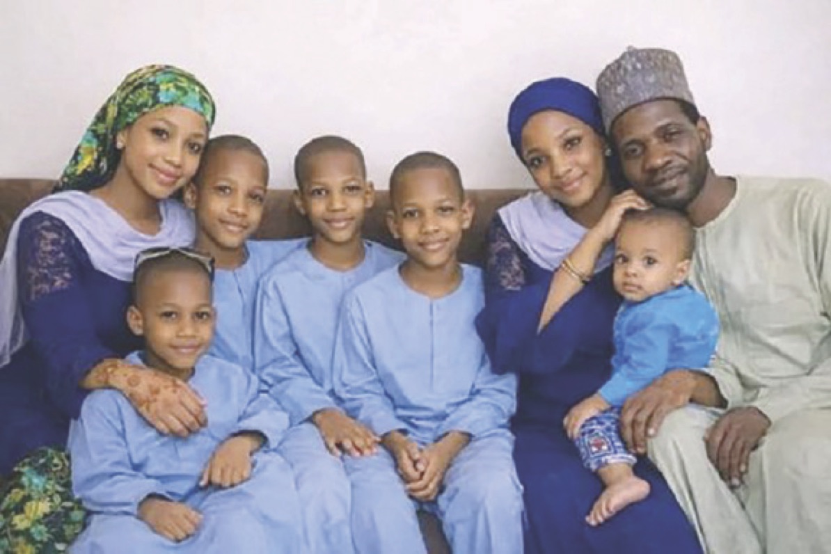 •A photograph of the family before the horrific incident sourced from the internet