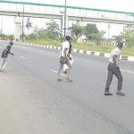 •Pedestrian crossing