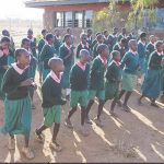 •Students of Famous Academy, Kubwa, on the assembly ground
