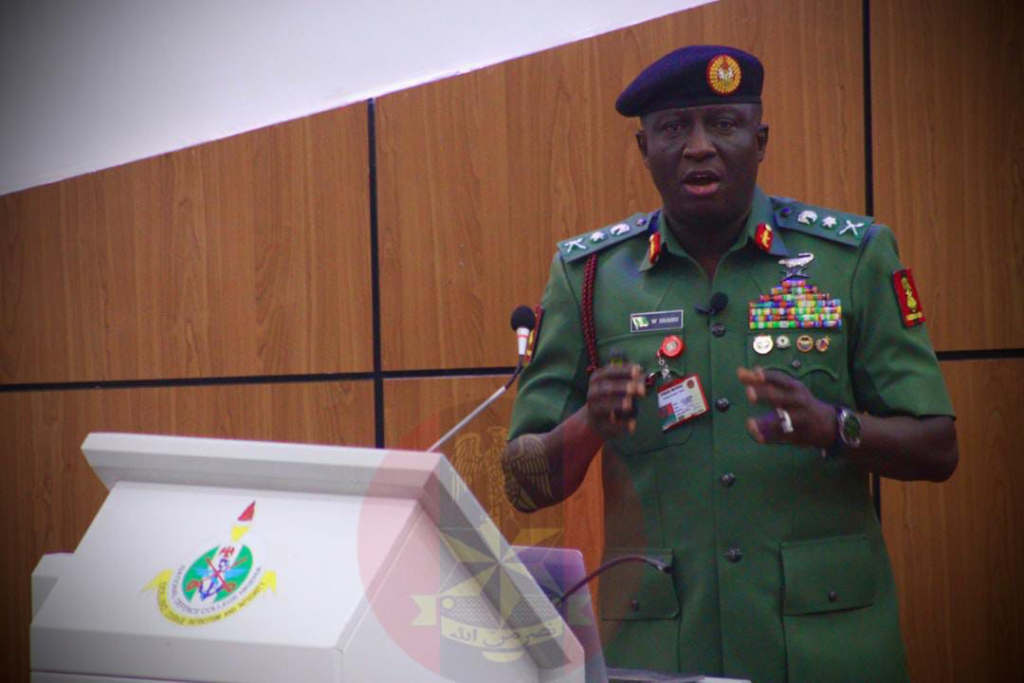 COAS Lieutenant General Waidi Shaibu