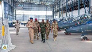 AOC Air Training Command inspects operations at NAF Base Kainji