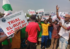 Drama rocks EFCC as protesters demand El-Rufai probe