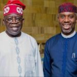 President Bola Tinubu and Uche Nwosu