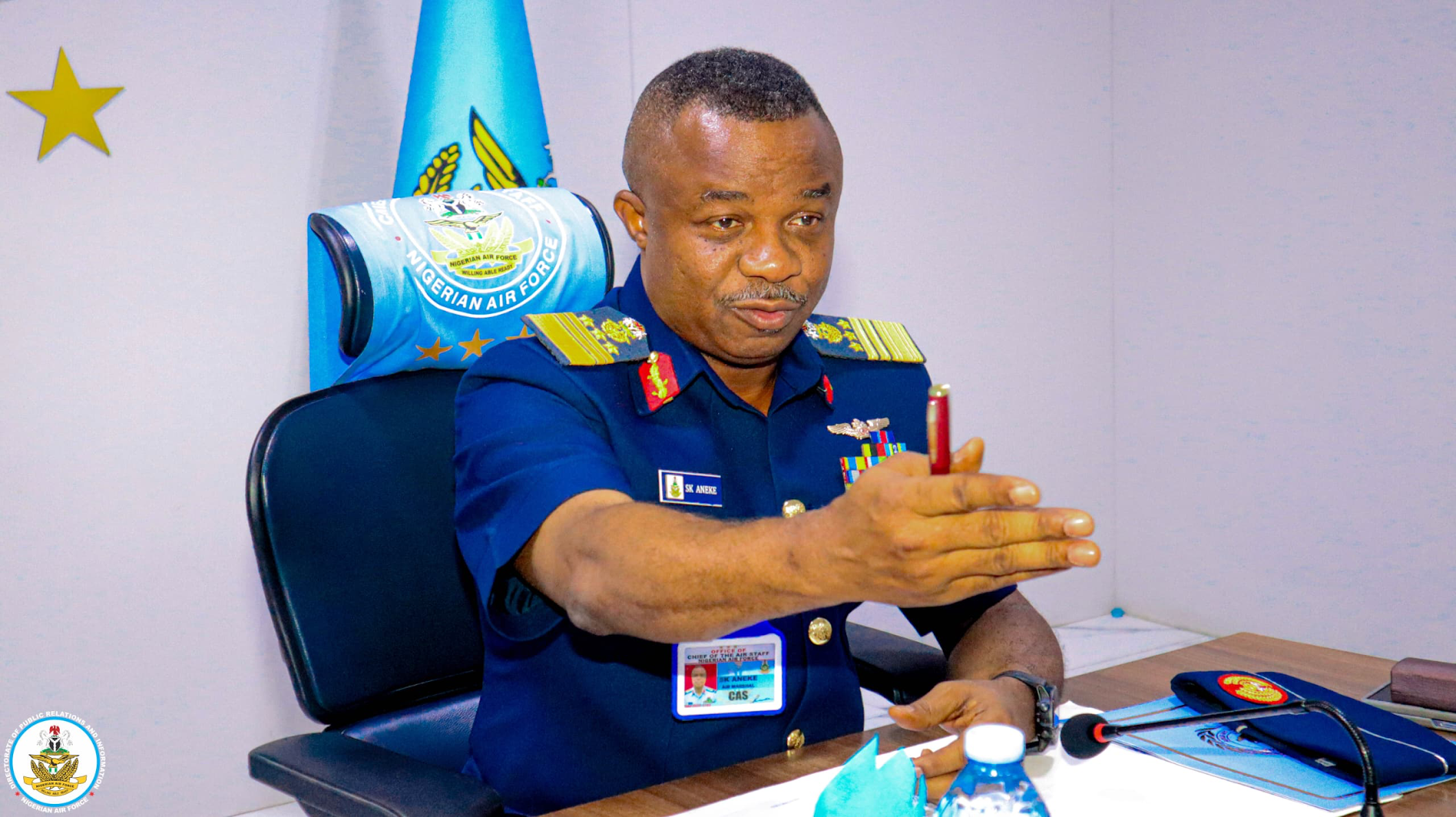 Chief of the Air Staff Air Marshal Sunday Kelvin Aneke