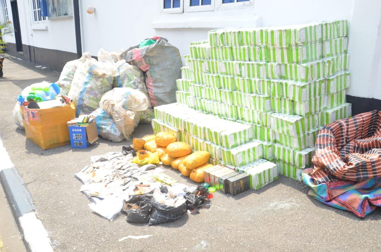 Navy raids criminal hideout in Lagos, recovers illicit drugs in Apapa