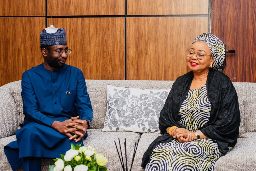 Director General of the National Information Technology Development Agency (NITDA), Kashifu Inuwa Abdullahi (Left), Hon Hulayat Omidiran, Executive Chairman (Right)Samuel Ahmadu,SA Media and Publicity,Office of the Executive Chairman,Federal Character Commission