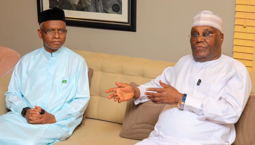 Nasir El-Rufai and Atiku Abubakar