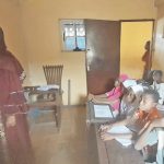 A teacher at Mutais Private School