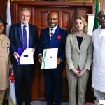Ambassador Mignot, Minister Udeh and other negotiating team members