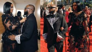 Davido and Chioma at the Grammys