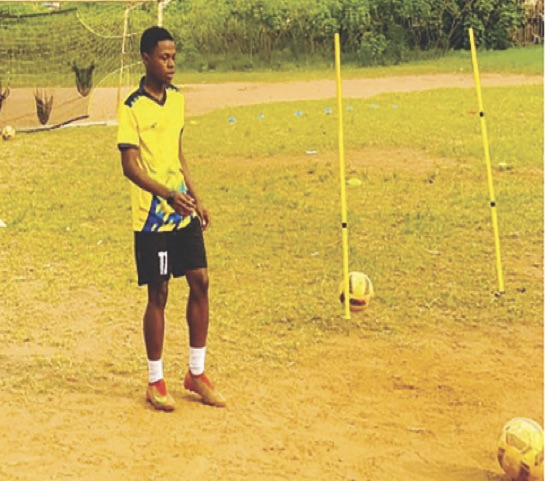 Teen winger eyes pro football, gospel mission