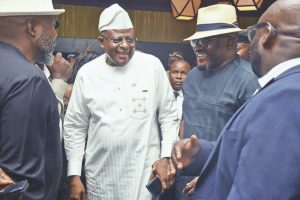 Governor Otu and the host, Rt. Hon Idagbo