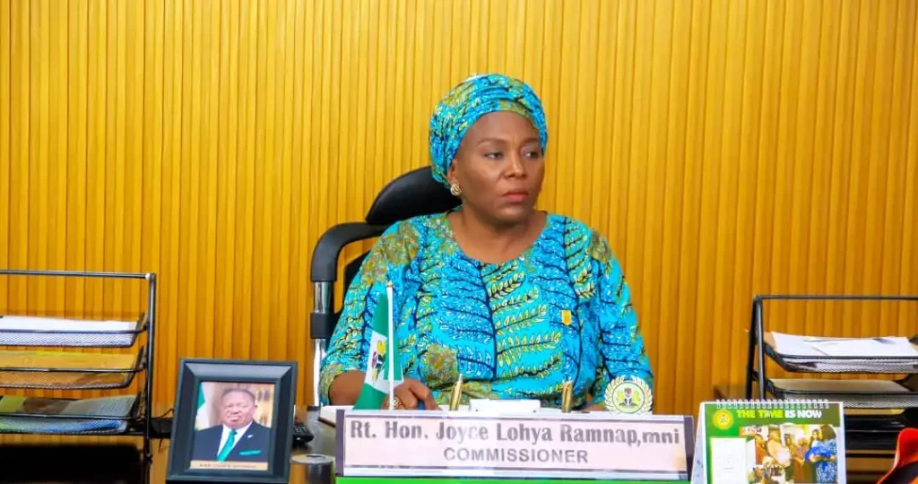 Plateau State Commissioner for Information and Communication Joyce Ramnap