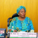 Plateau State Commissioner for Information and Communication Joyce Ramnap