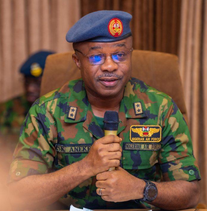 Chief of the Air Staff, Air Marshal Sunday Aneke