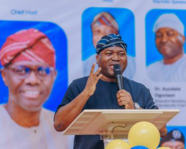 Executive Secretary/CEO, Lagos State Security Trust Fund, LSSTF, Dr. Ayo Ogunsan speaking as the Keynote Speaker at maiden Lagos Campus Security and Safety Summit Themed: ‘Strengthening Strategic Security Operations Towards Curbing Security Threats and Social Vices on Campus held at Lagos State University College of Medicine, Ikeja…