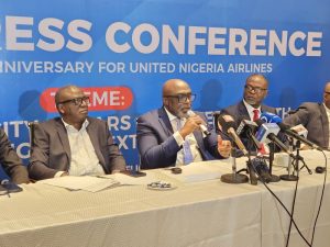 Prof. Obiora Okonkwo at press conference
